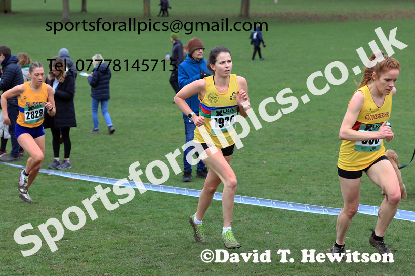 Senior Womens 2026 UK CAU Inter Counties Cross Country, Wollaton Park, Nottingham. Photo: David T. Hewitson/Sports for All Pics